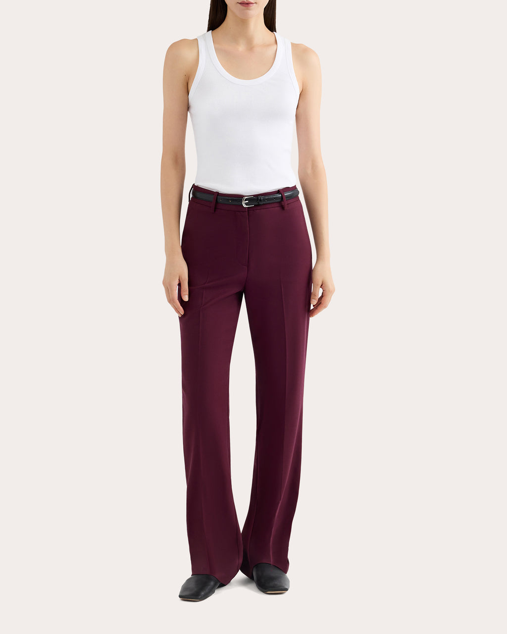 Seasonless Wool Straight-Leg Trousers