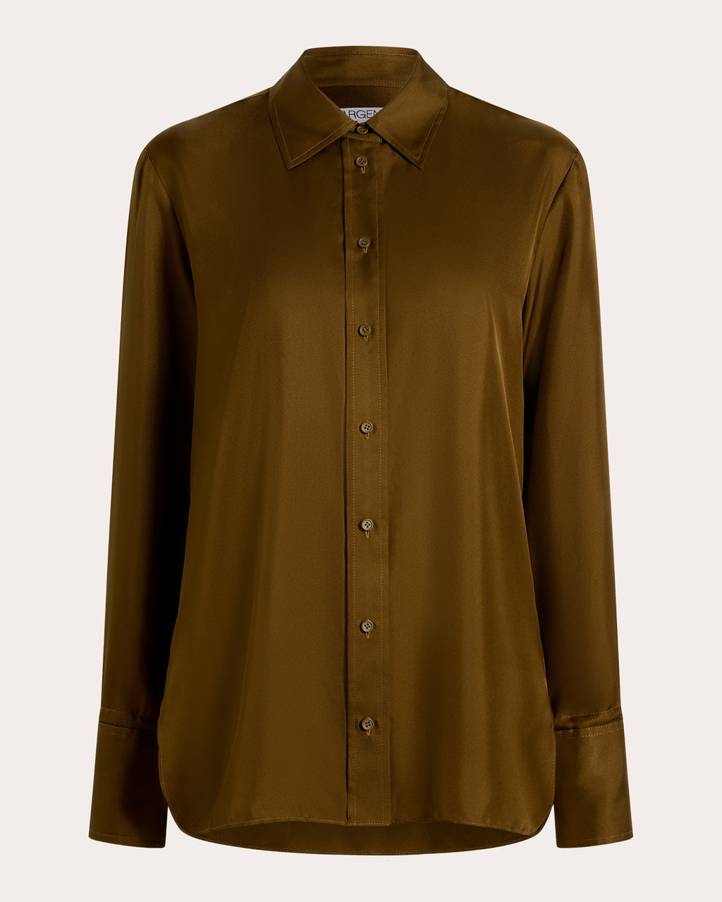 Silk Twill Slim Blouse