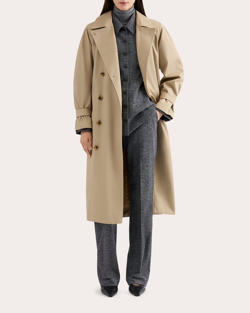 Twill Trench Coat