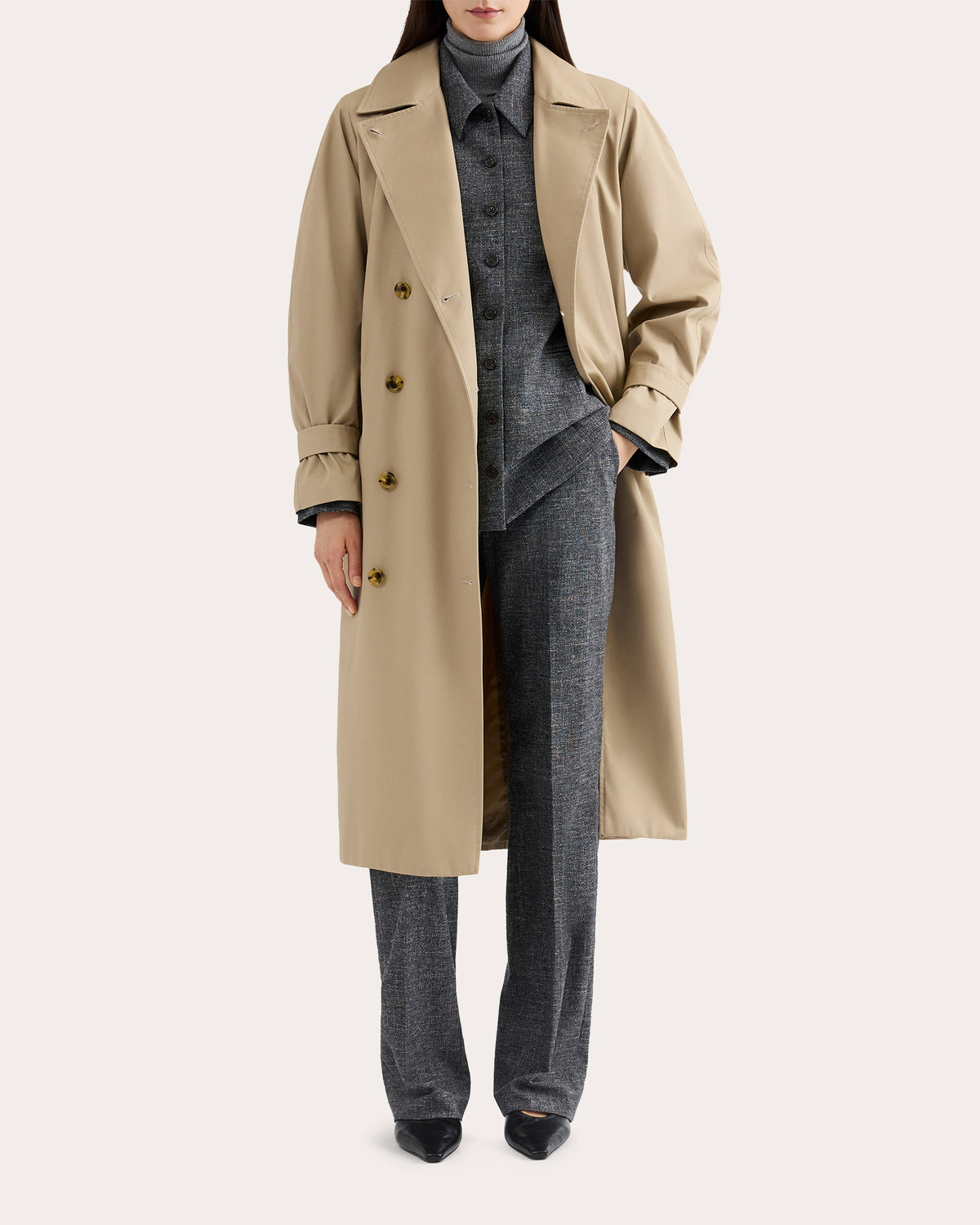 Twill Trench Coat