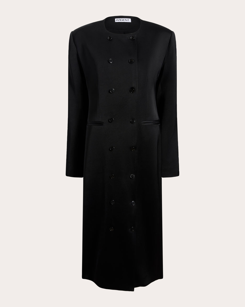 Double-Breasted Midi Dress