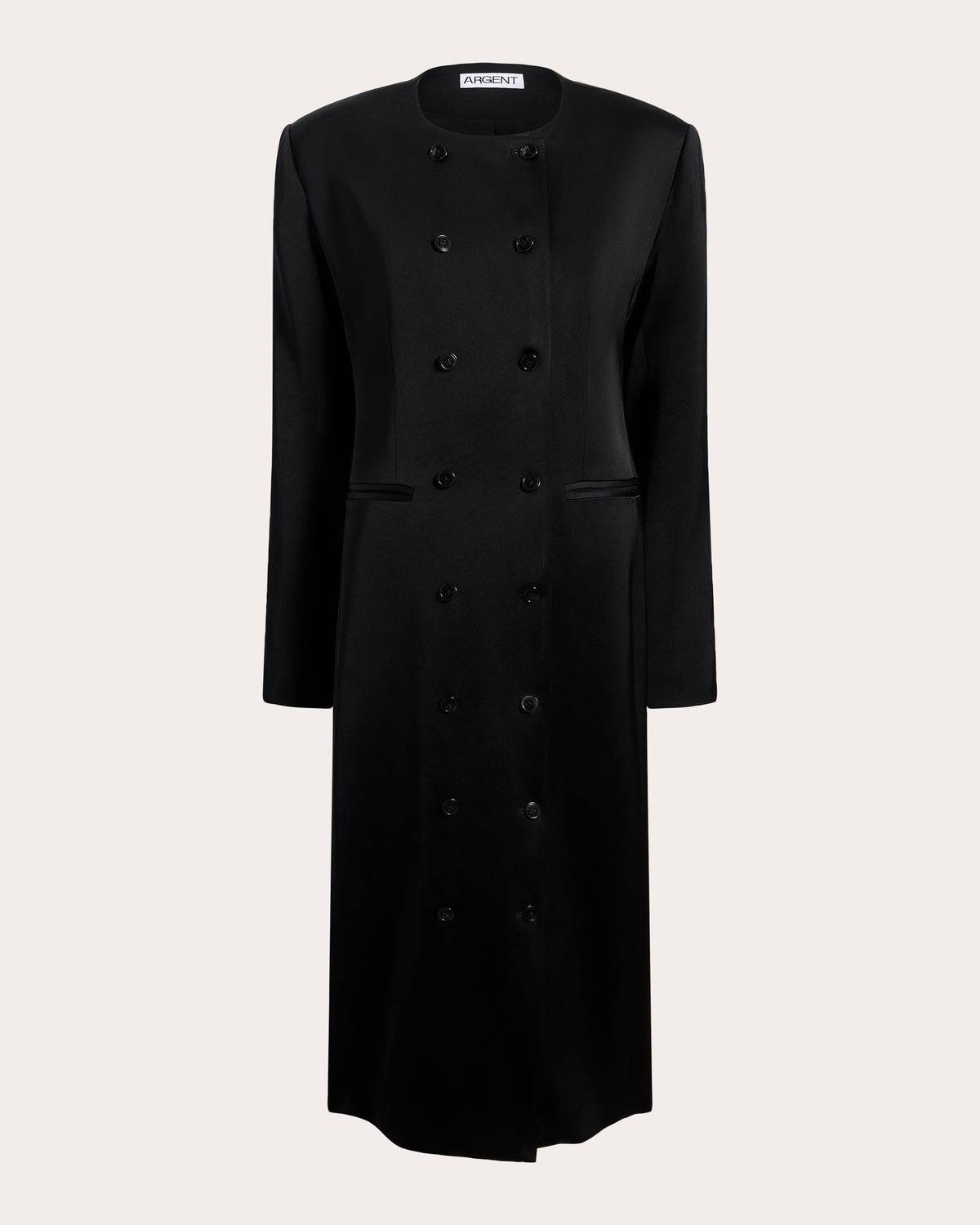 Double-Breasted Midi Dress