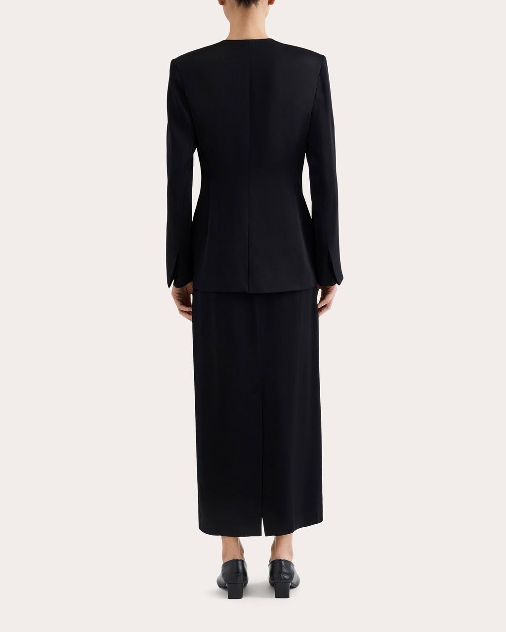Neat Collarless Blazer