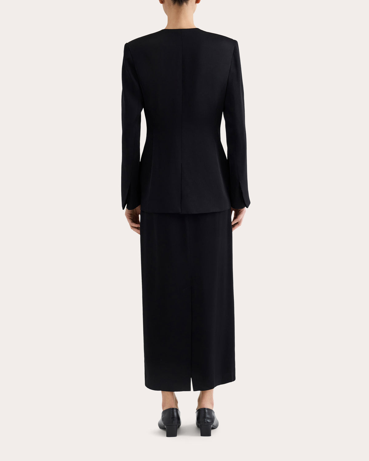 Neat Collarless Blazer