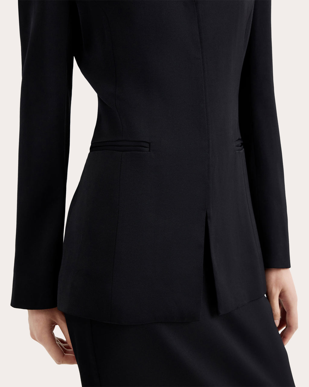 Neat Collarless Blazer