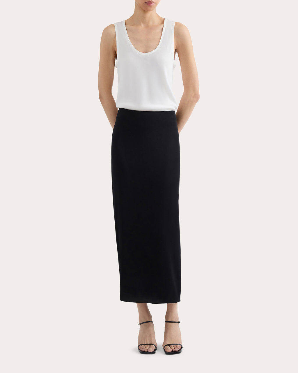 Slim High-Rise Maxi Skirt