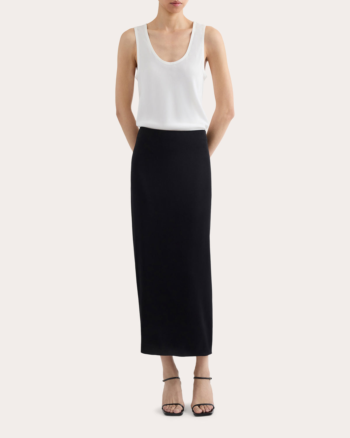 Slim High-Rise Maxi Skirt