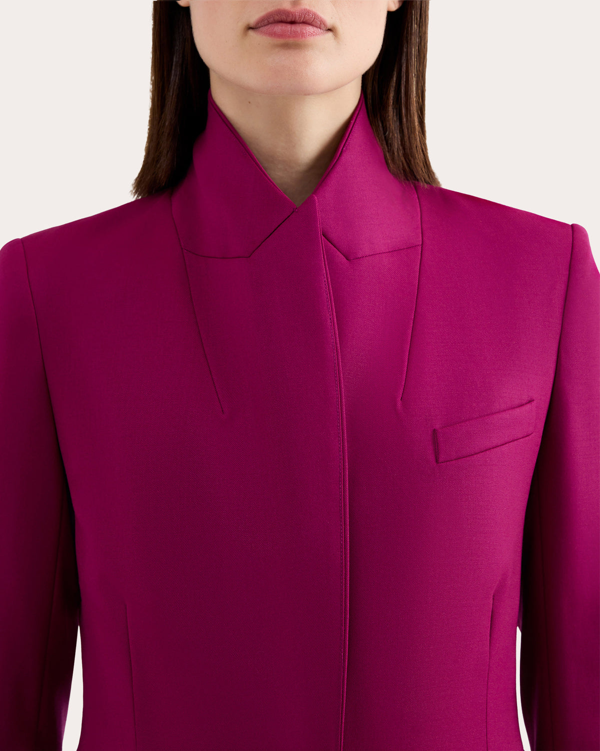 Seasonless Wool Single-Button Blazer