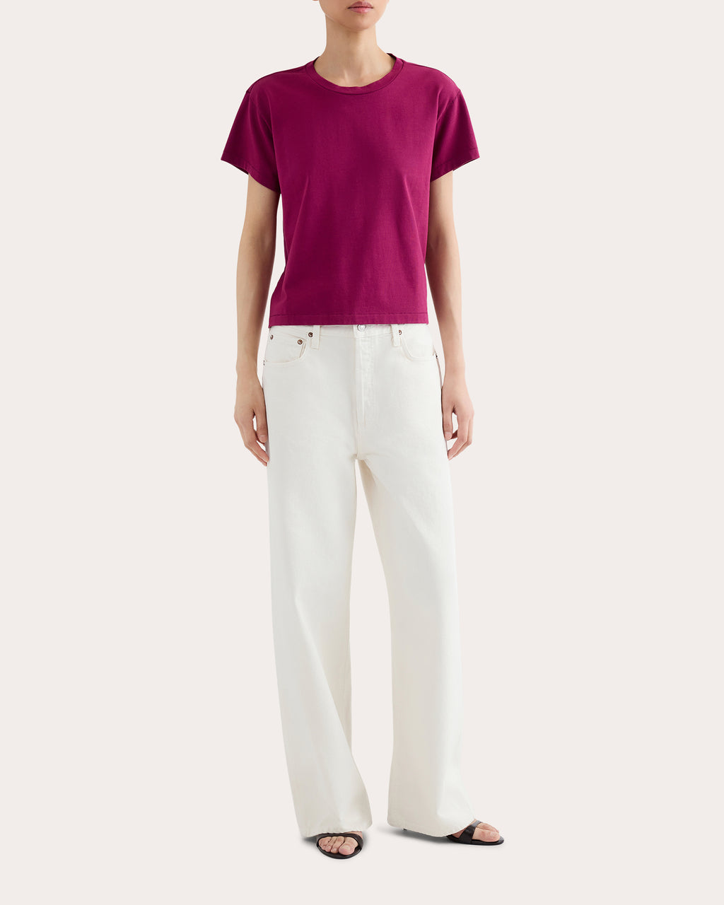 Cotton Jersey Shrunken Tee