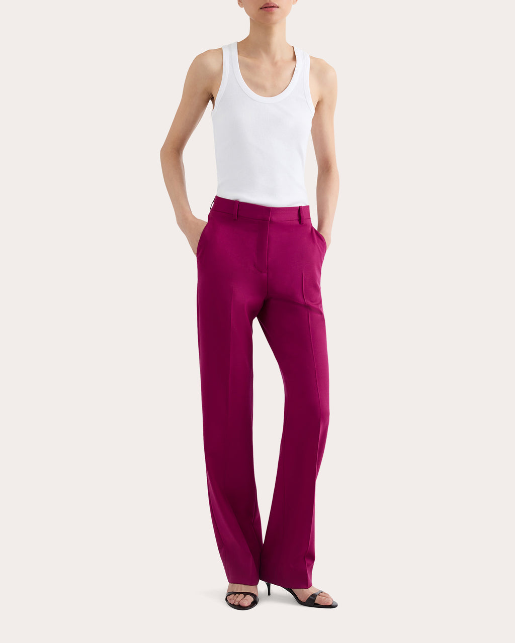 Seasonless Wool Straight-Leg Trousers