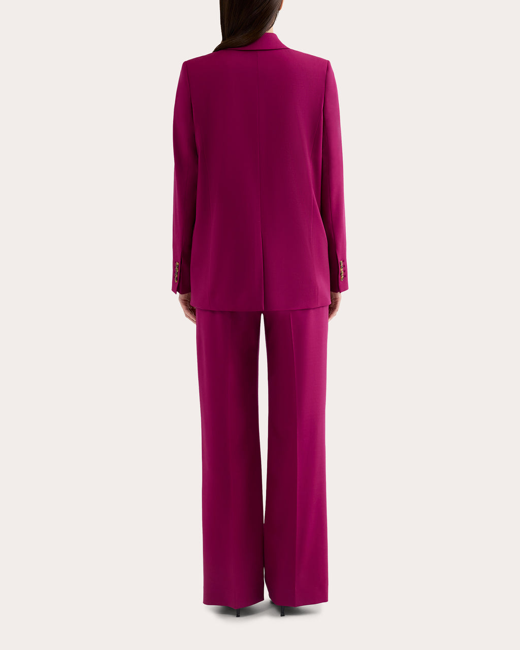 Seasonless Wool Peak Lapel Blazer