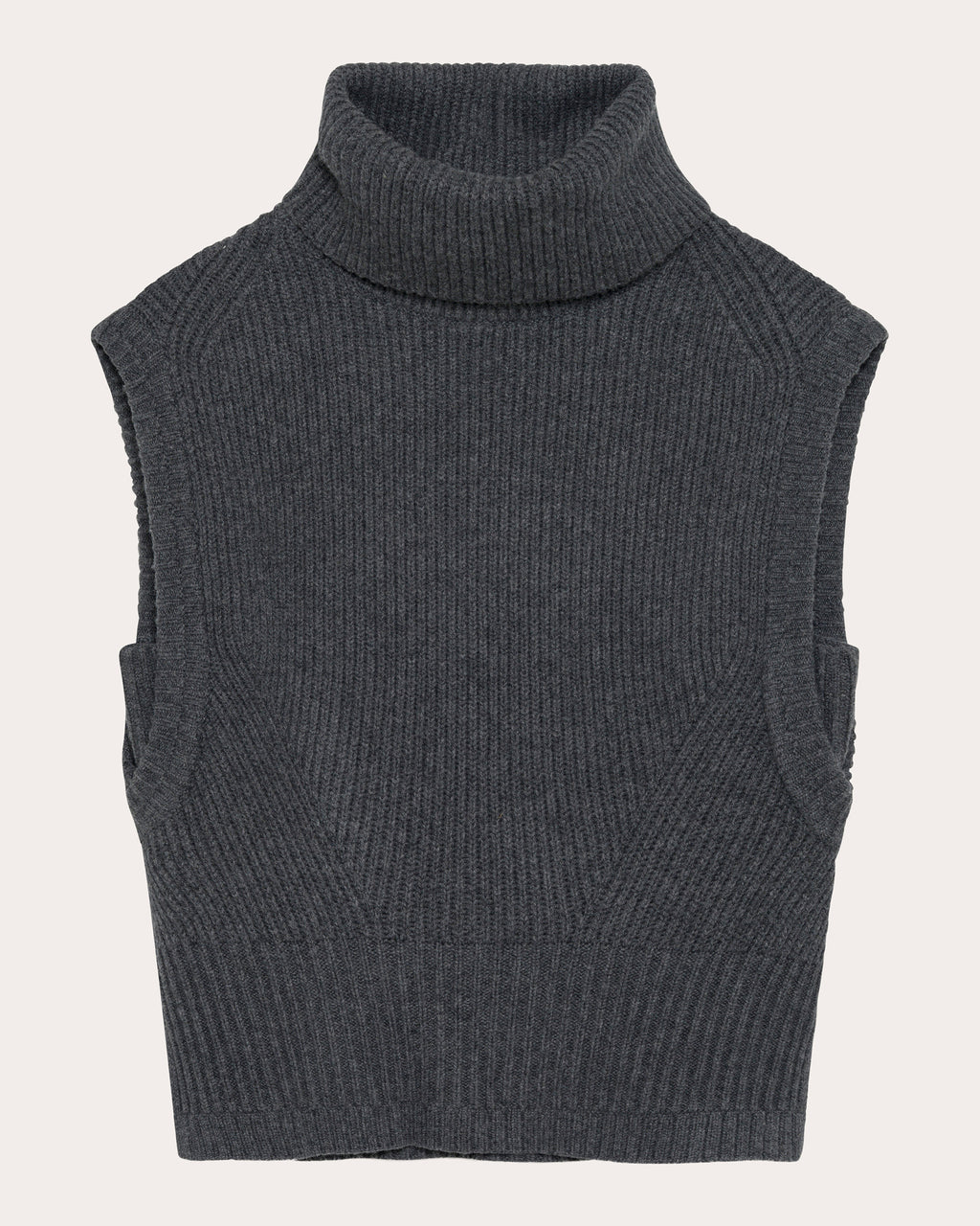 Maple Wool Knit Turtleneck Top