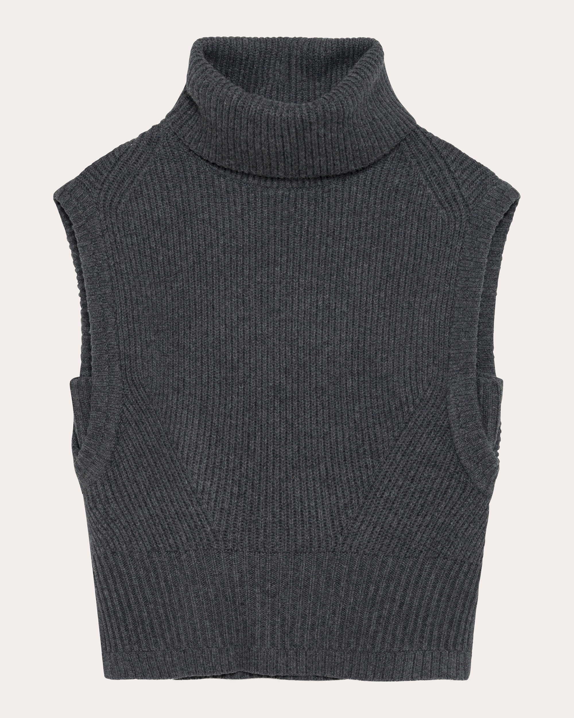 Maple Wool Knit Turtleneck Top