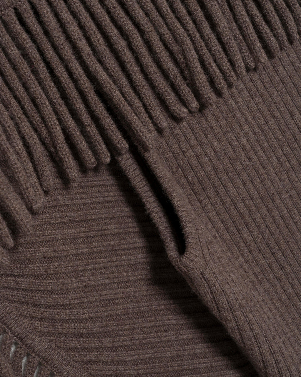 Jordan Wool Knit Fringe Midi Dress
