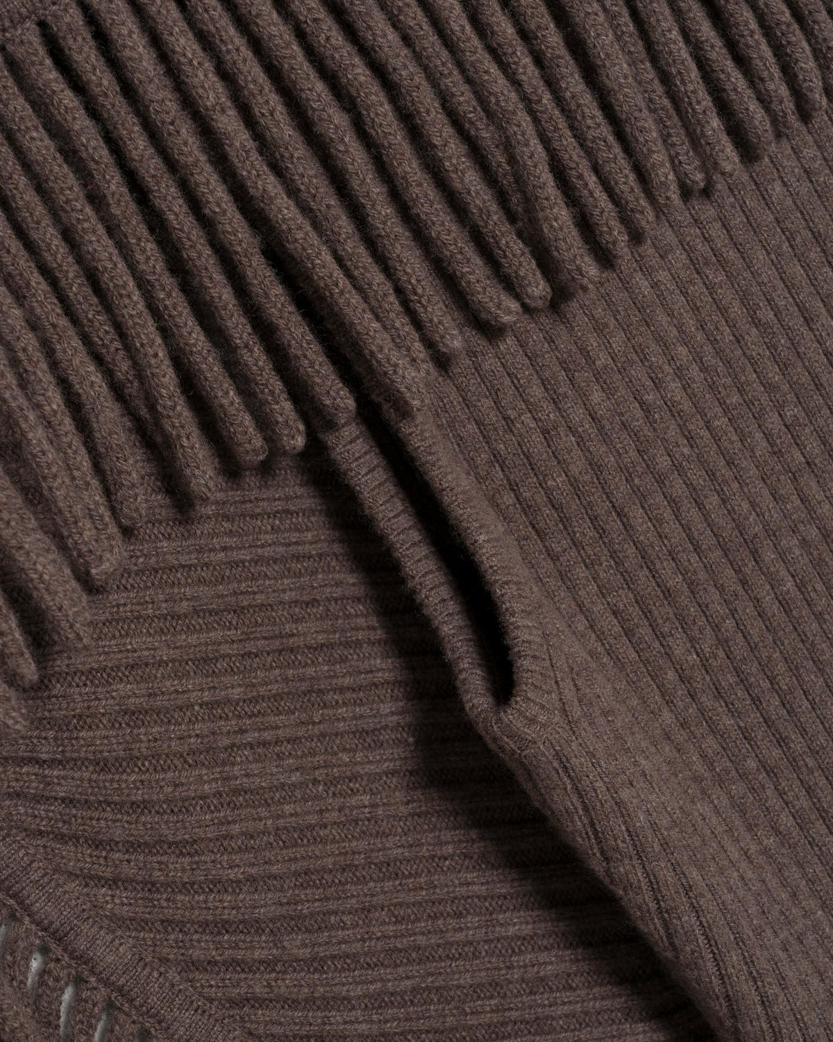 Jordan Wool Knit Fringe Midi Dress