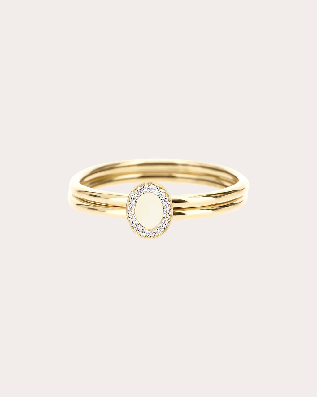 Diamond Halo Small Sway Ring