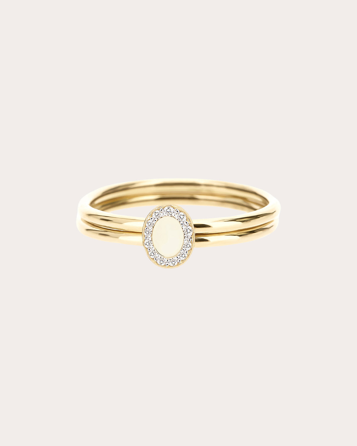 Diamond Halo Small Sway Ring