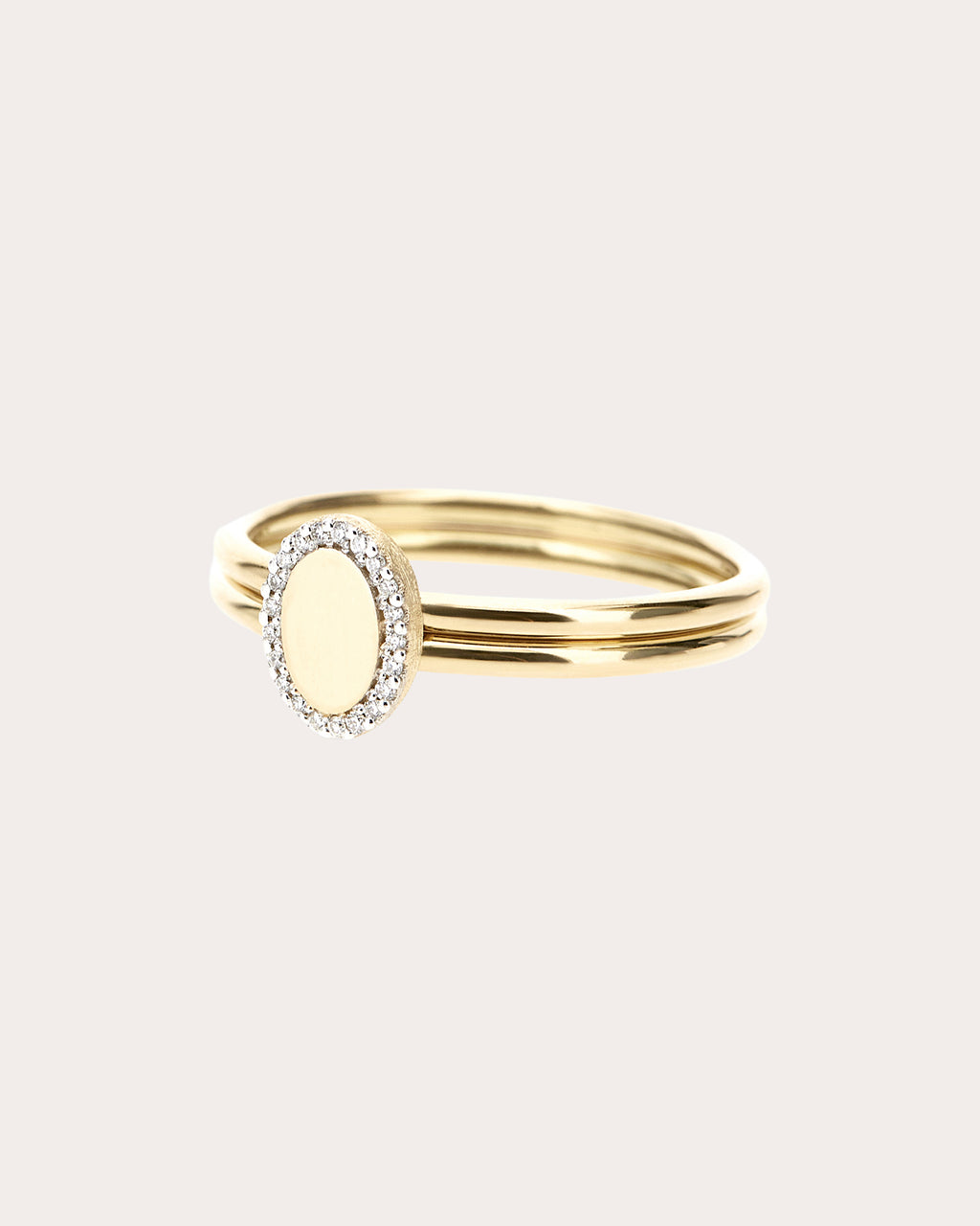 Diamond Halo Medium Sway Ring