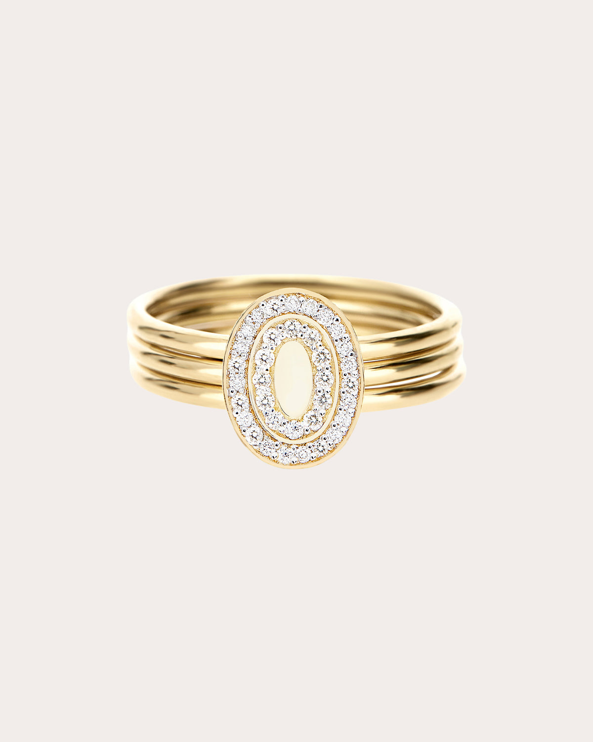 Diamond Pavé Large Sway Ring
