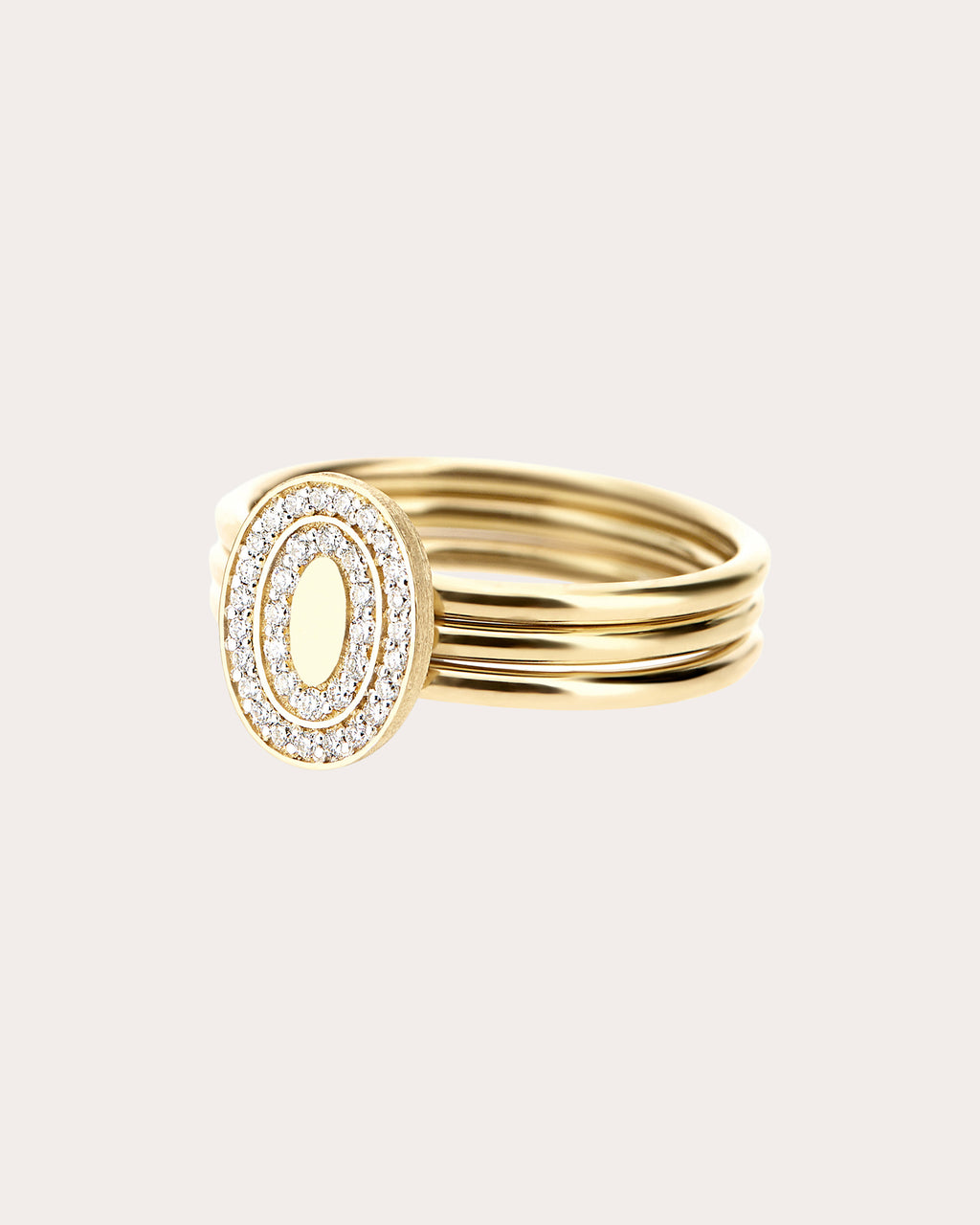 Diamond Pavé Large Sway Ring