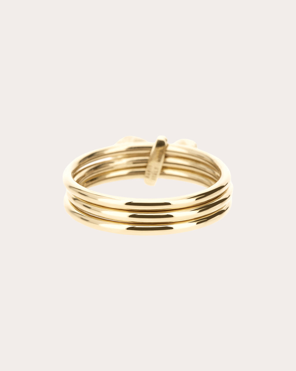 Diamond Halo Boule Triple-Band Sway Ring