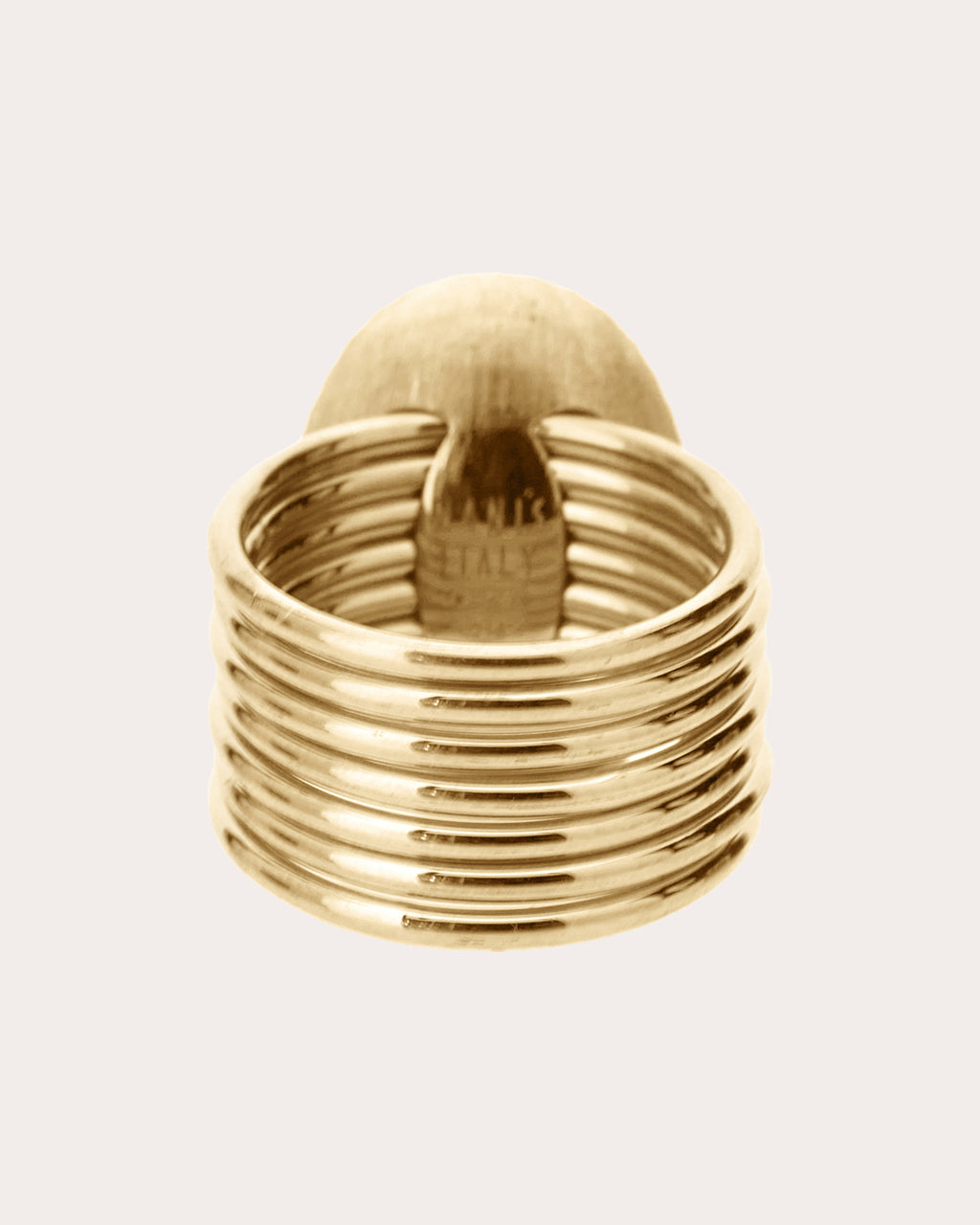 Diamond Halo Large Seven-Band Sway Ring