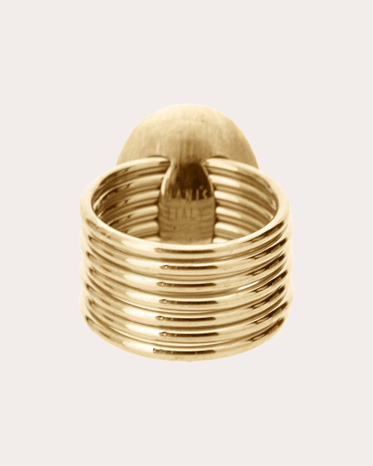 Diamond Halo Large Seven-Band Sway Ring