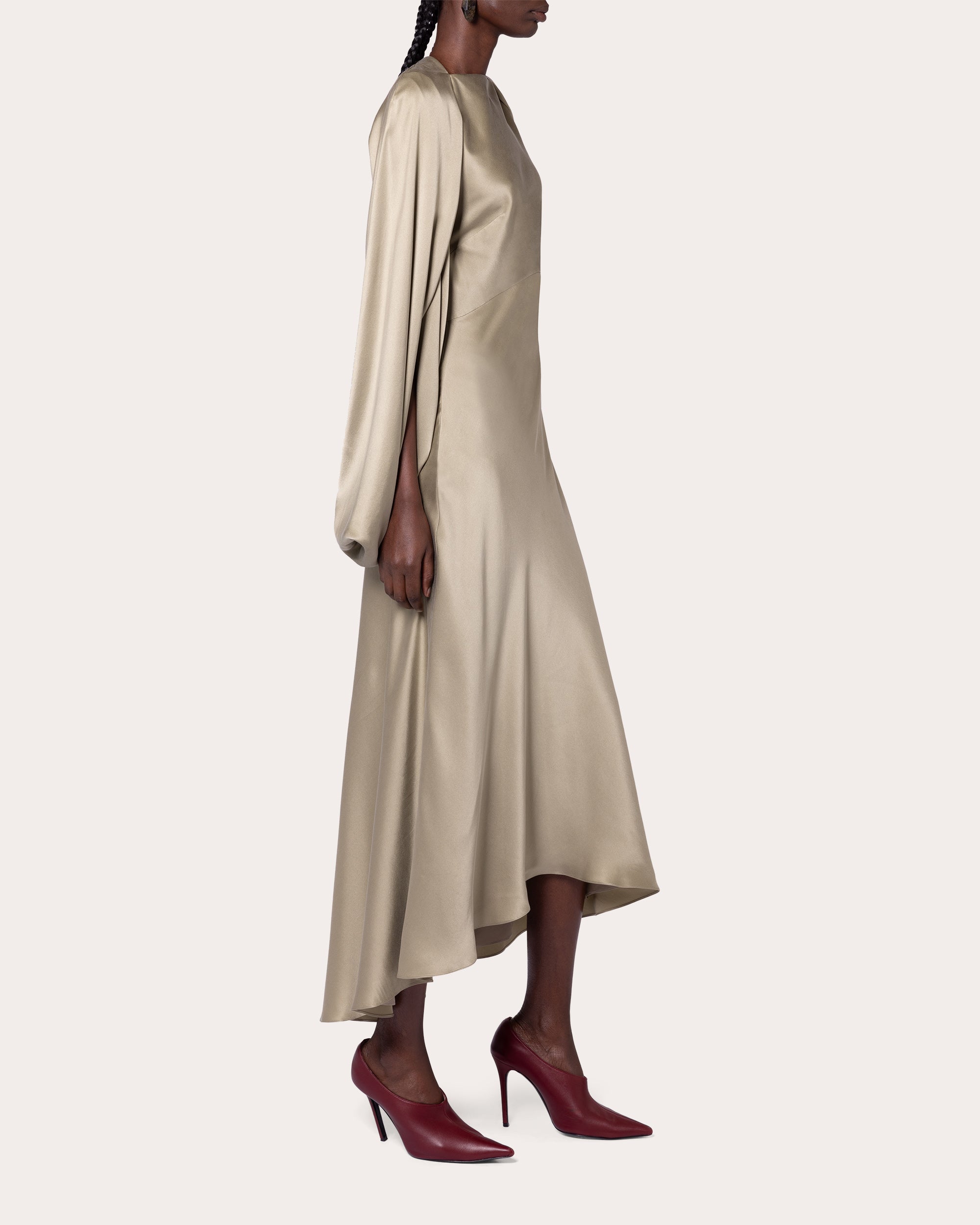 Designer Midi Dress in Silk | Koda | Roksanda Designer Midi Dress in Silk | Koda | Roksanda