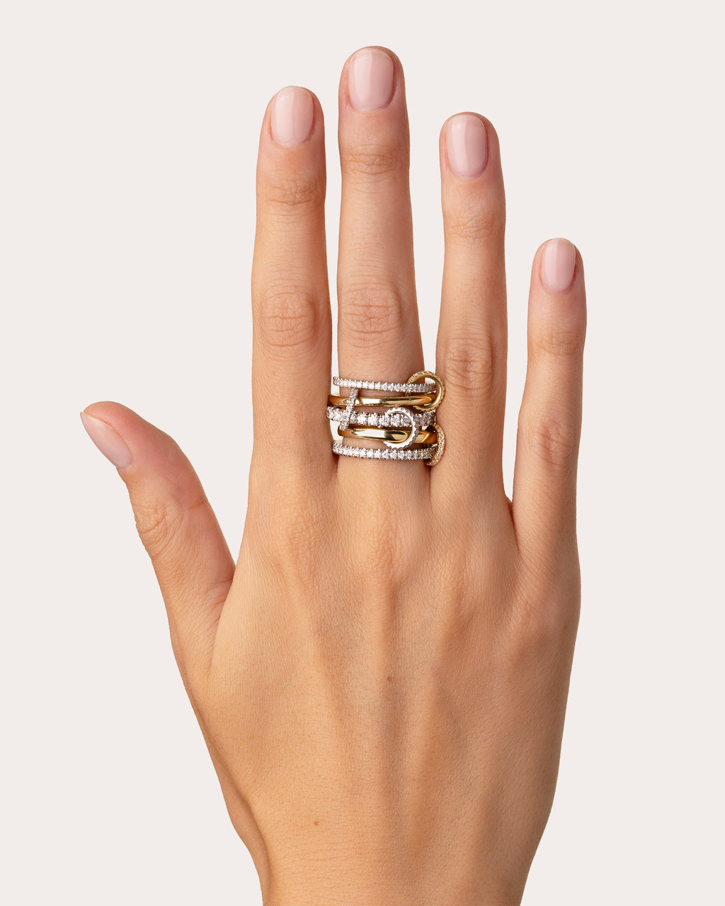 Diamond & 18k Gold Two-Tone Alia Ring