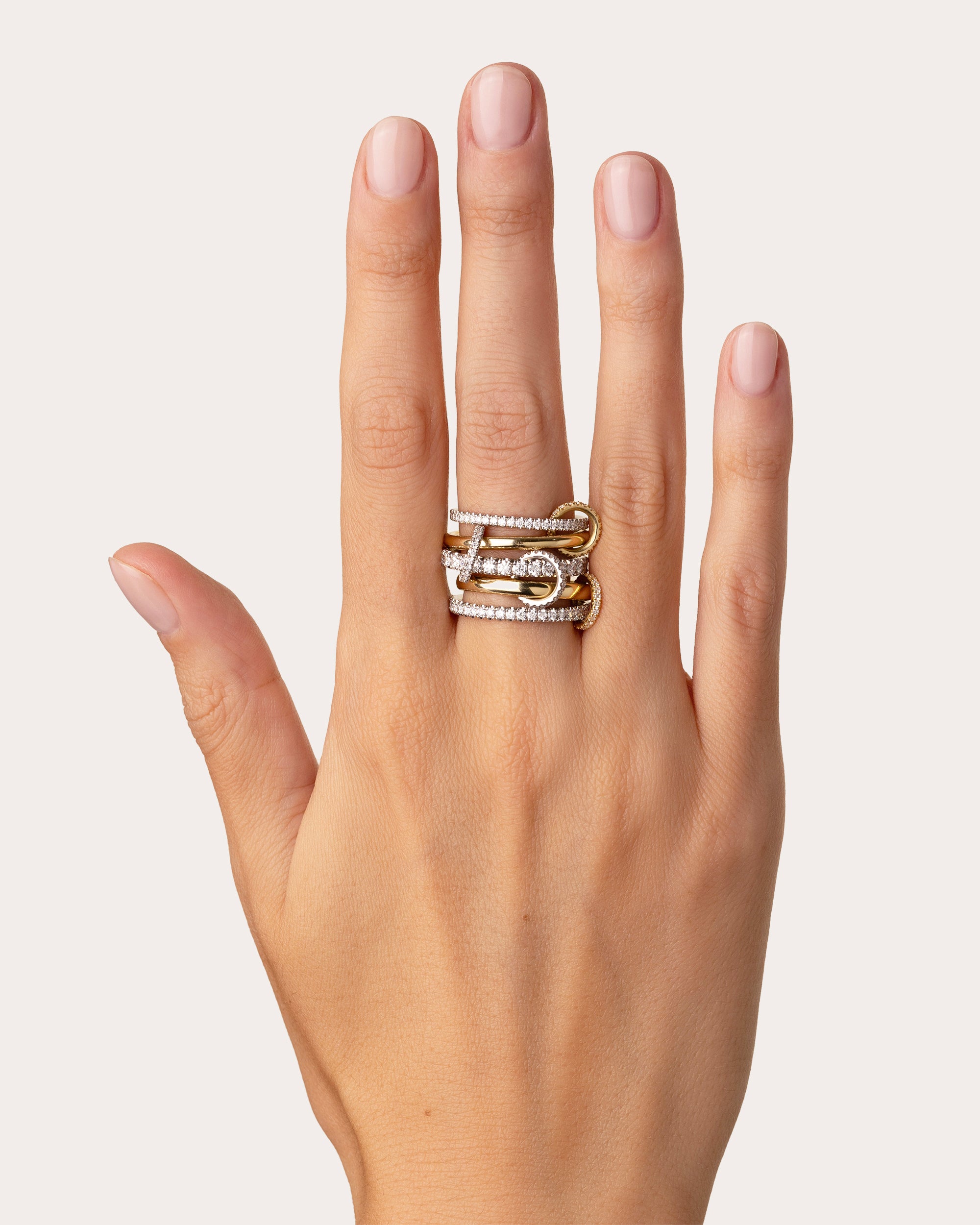 Diamond & 18k Gold Two-Tone Alia Ring