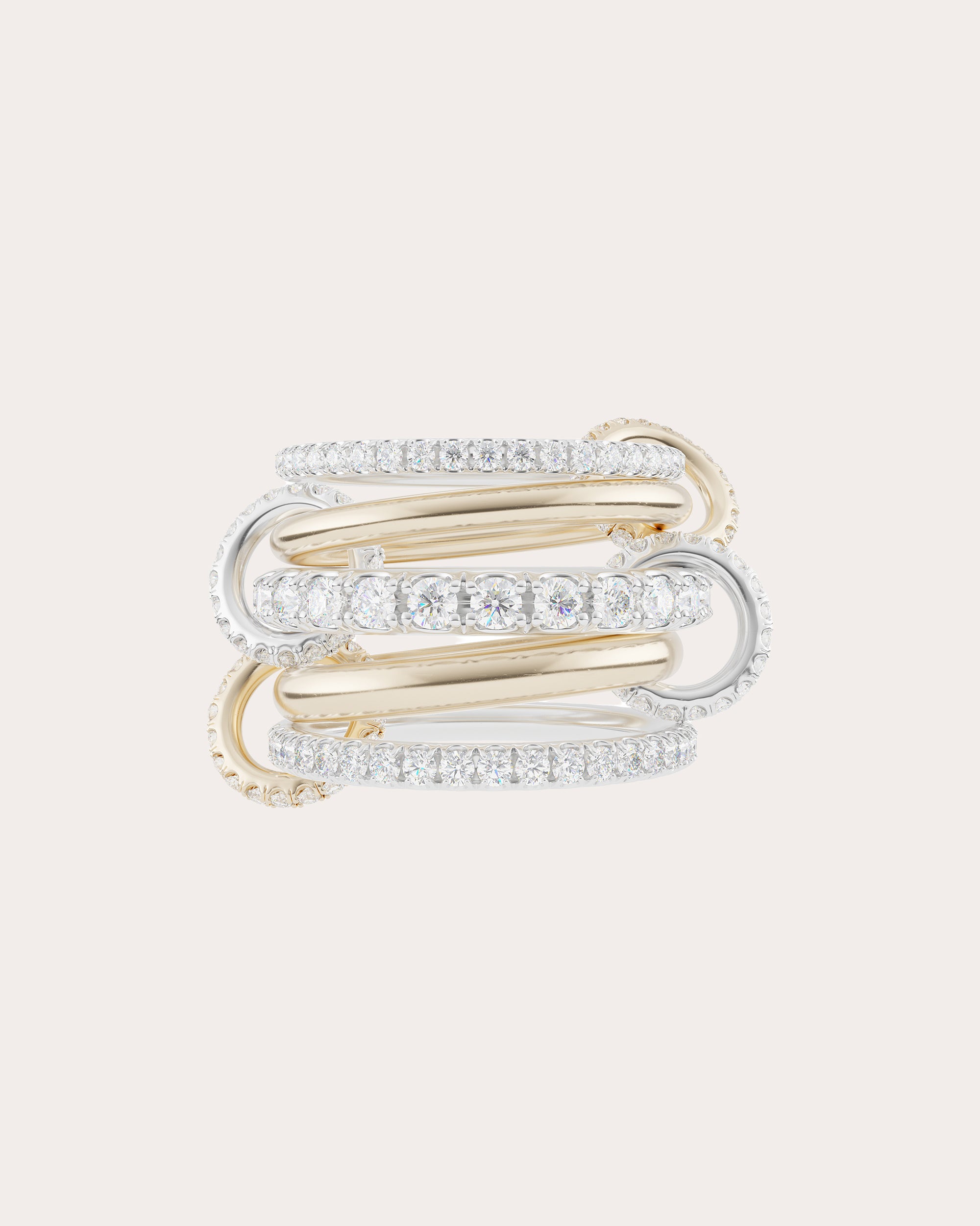 Diamond & 18k Gold Two-Tone Alia Ring
