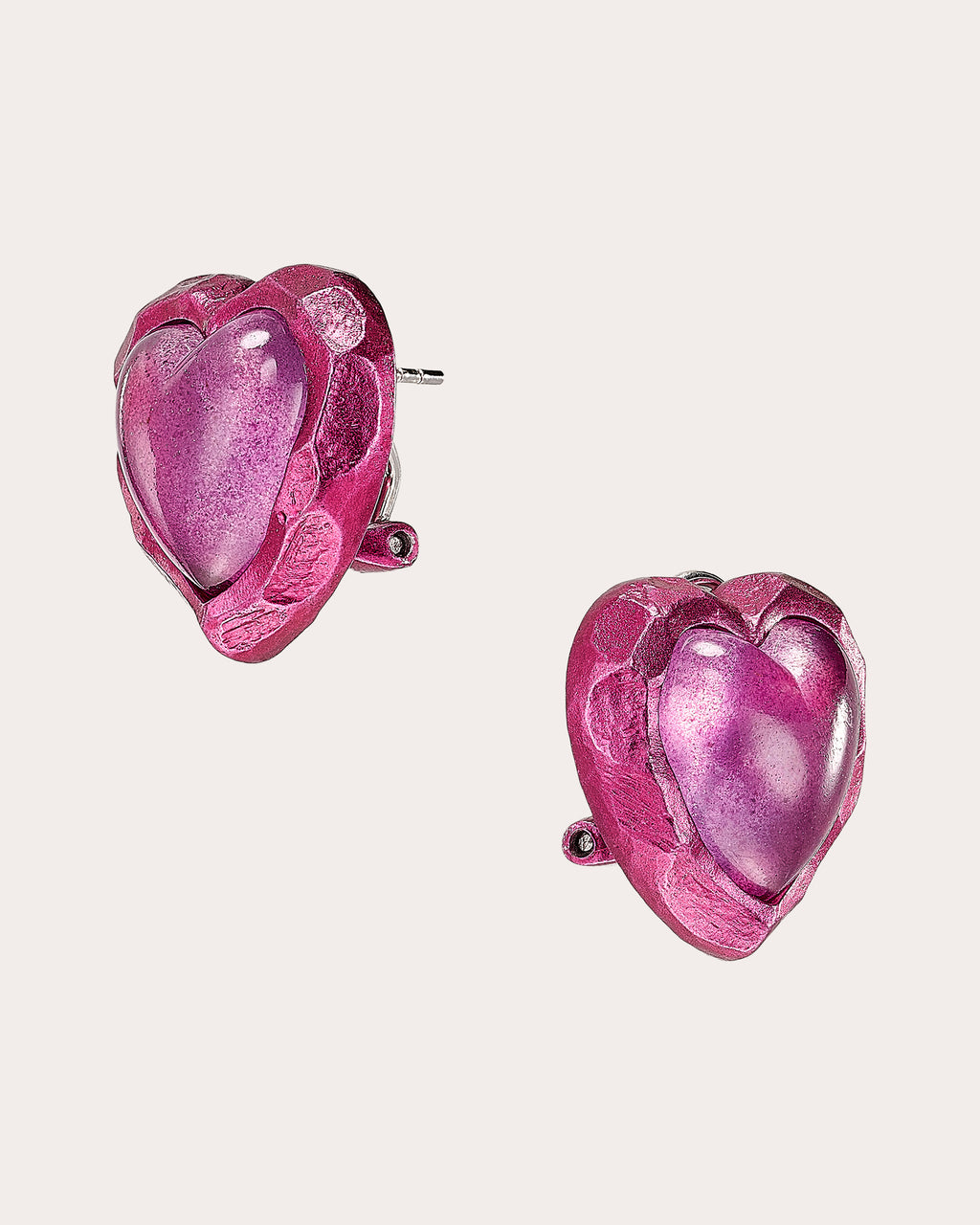 Fruit Gems™ Plum Heart Stud Earrings