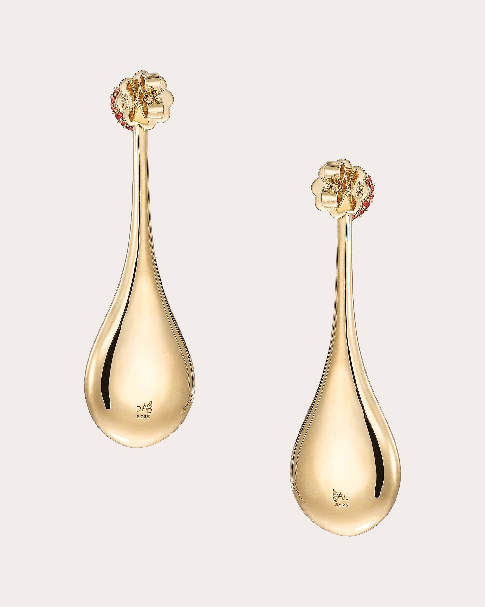 Sapphire & Spirulina Fruit Gem™ Sunset Elixir Drop Earrings
