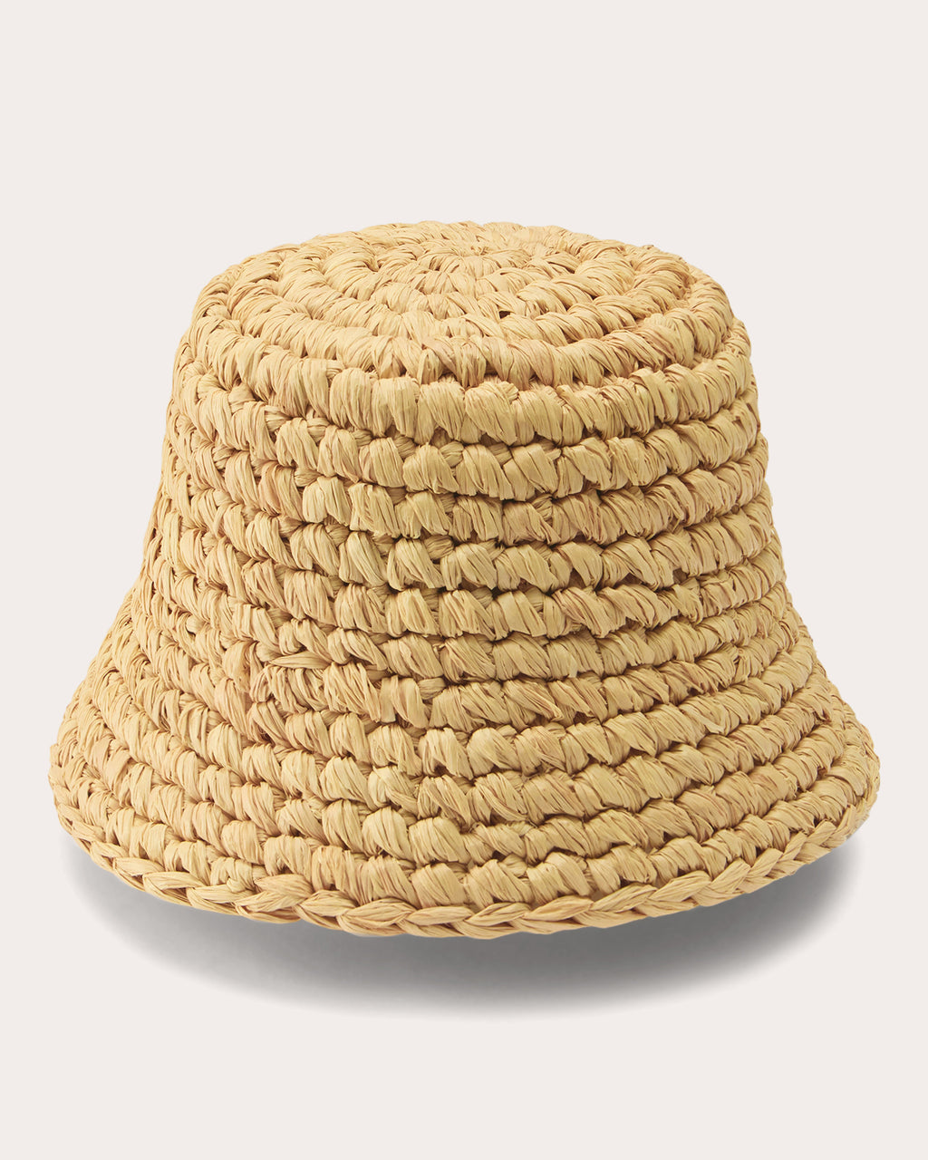 Anya Crocheted Raffia Bucket Hat