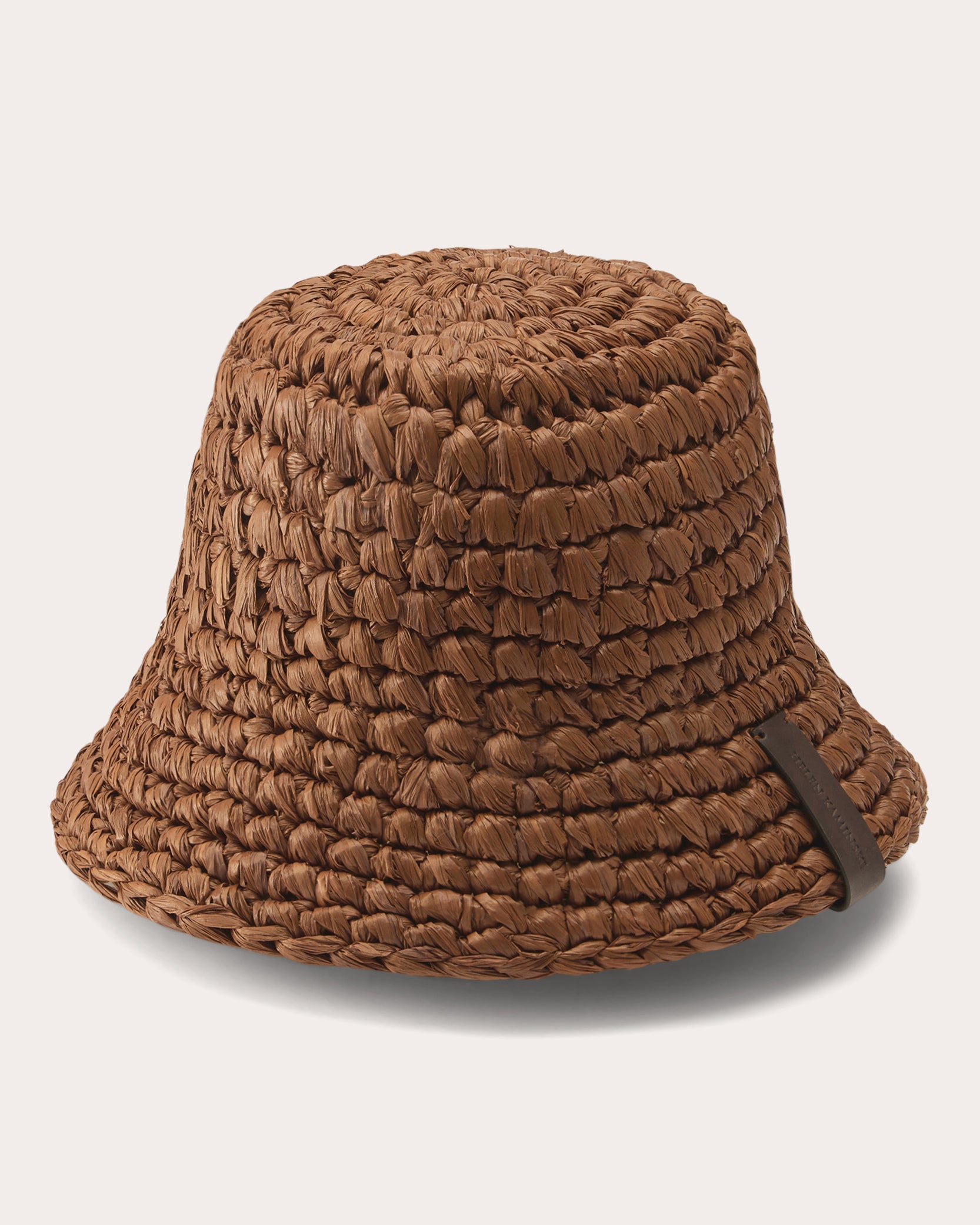 Anya Crocheted Raffia Bucket Hat