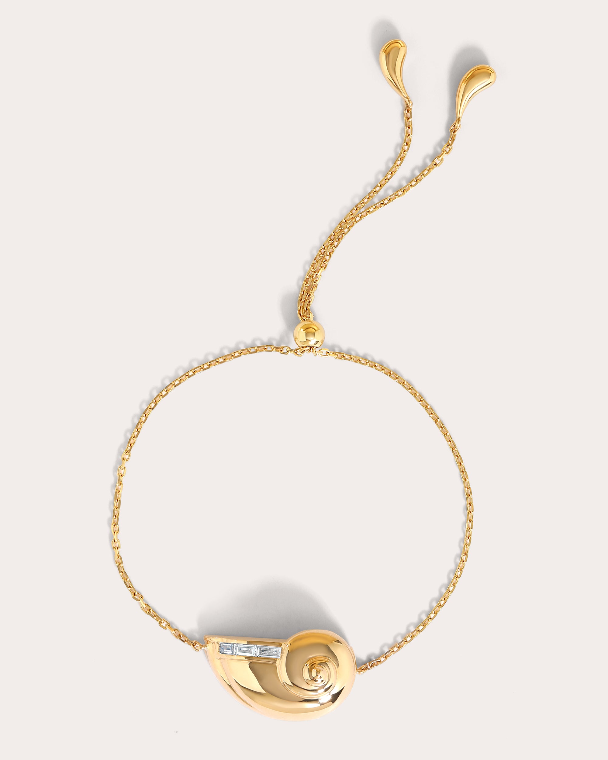 Arcadia 18K Gold Diamond Lariat Bracelet