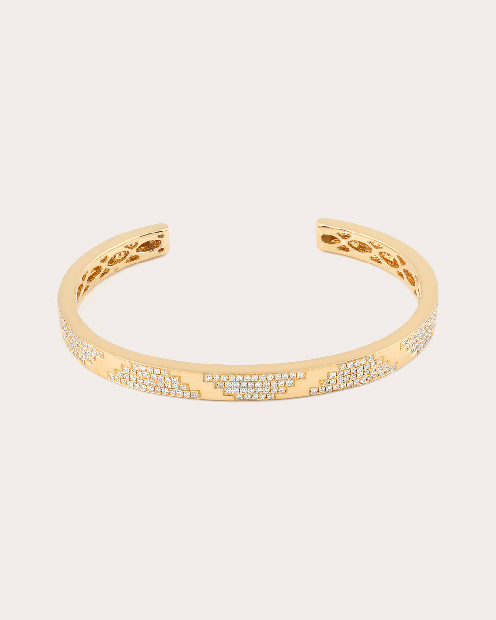 Azteca 18K Gold Diamond Cuff