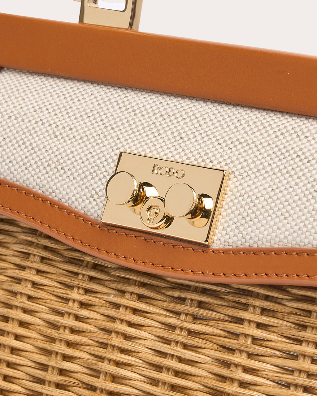 Paris Wicker Mini Handbag