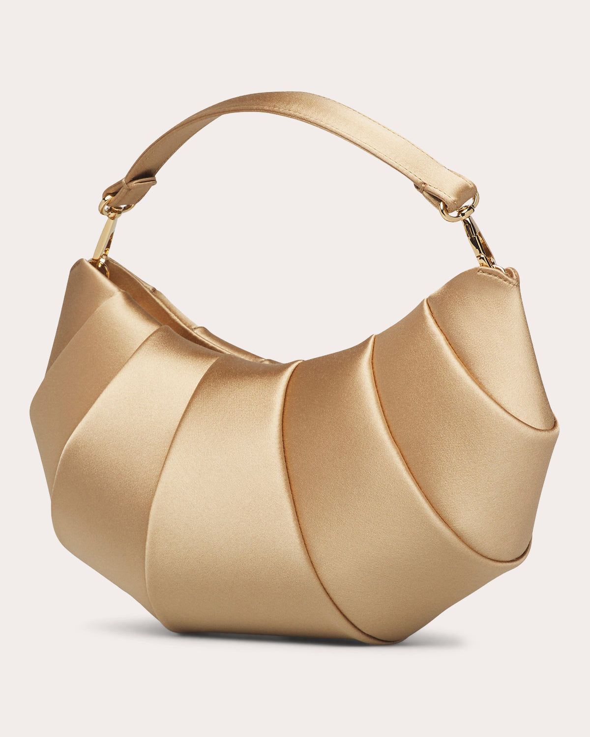 Croissant Satin Handbag