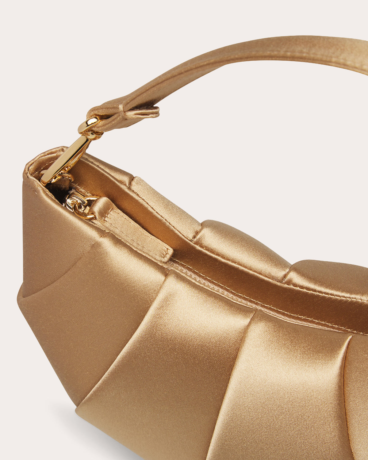 Croissant Satin Handbag