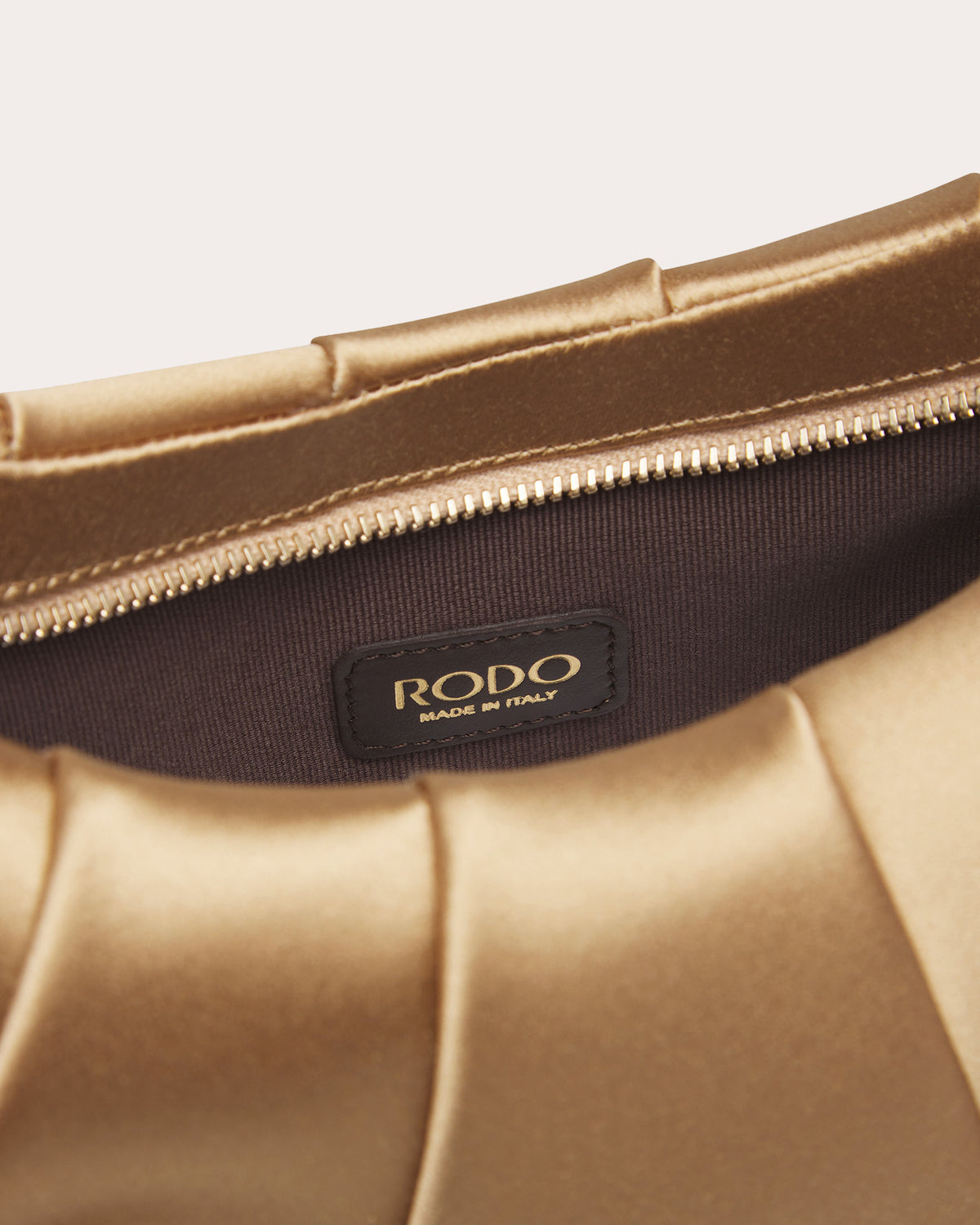 Croissant Satin Handbag