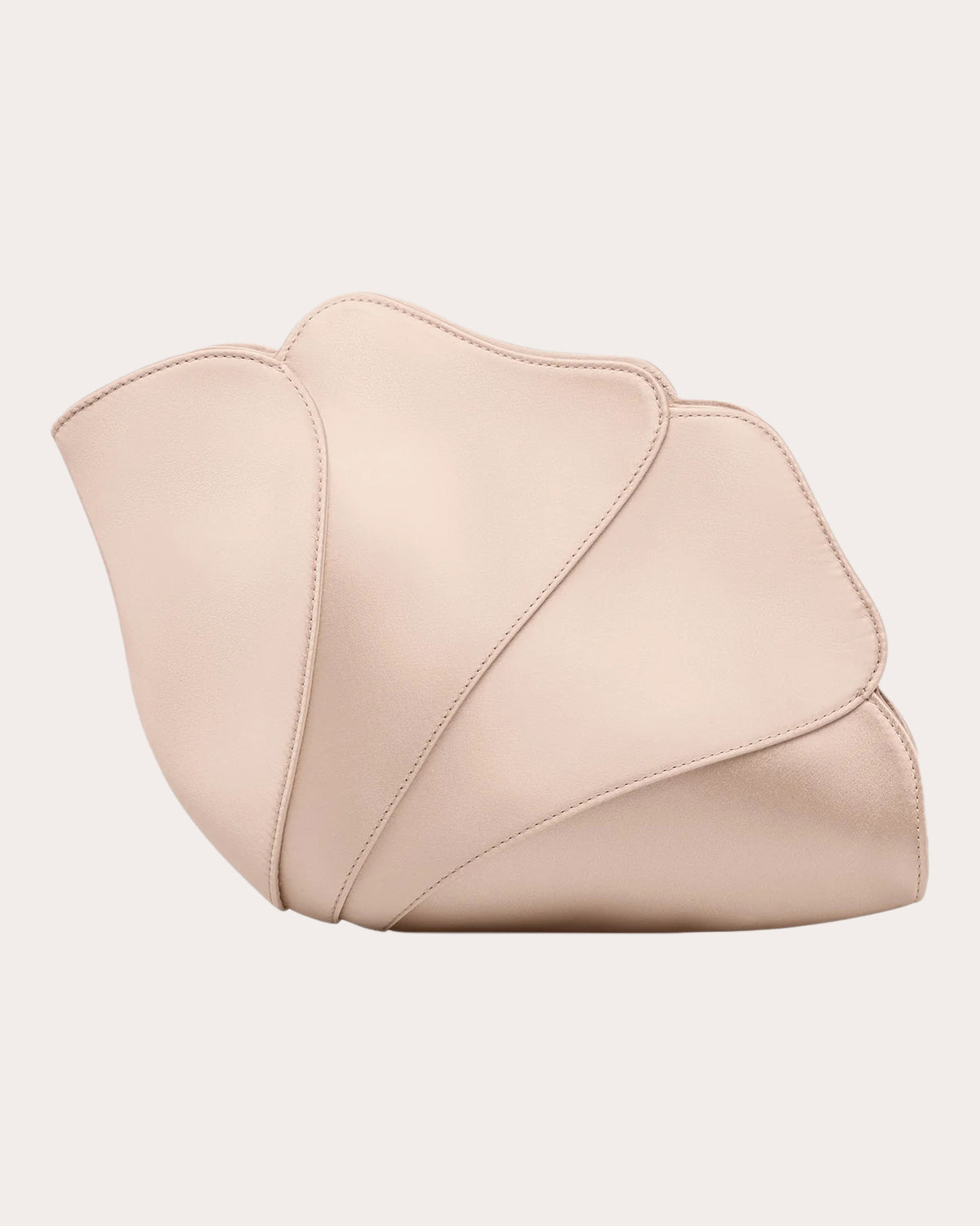 Petal Satin Clutch