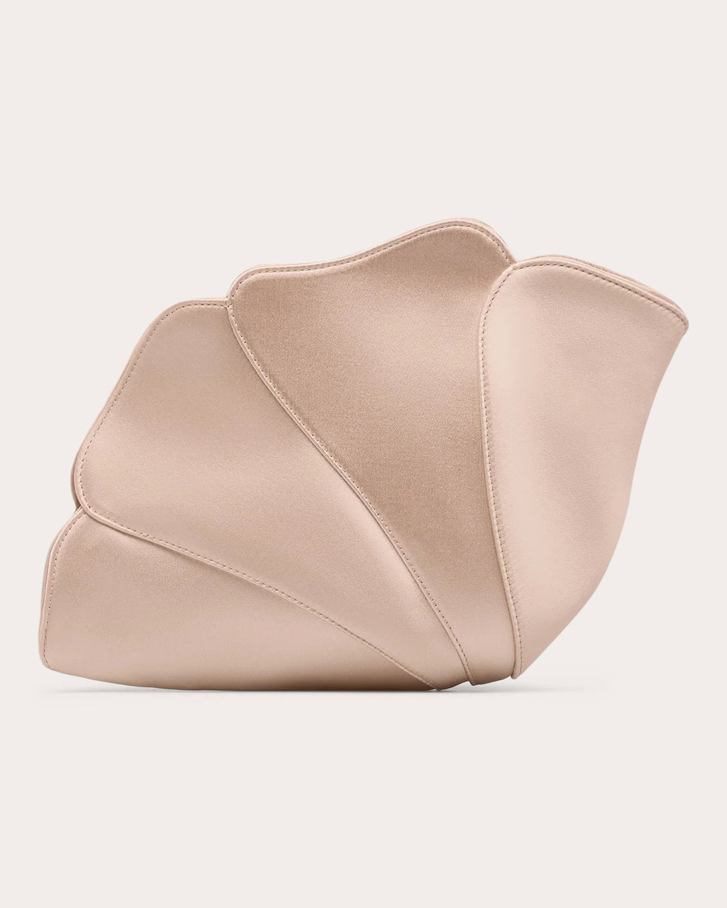 Petal Satin Clutch