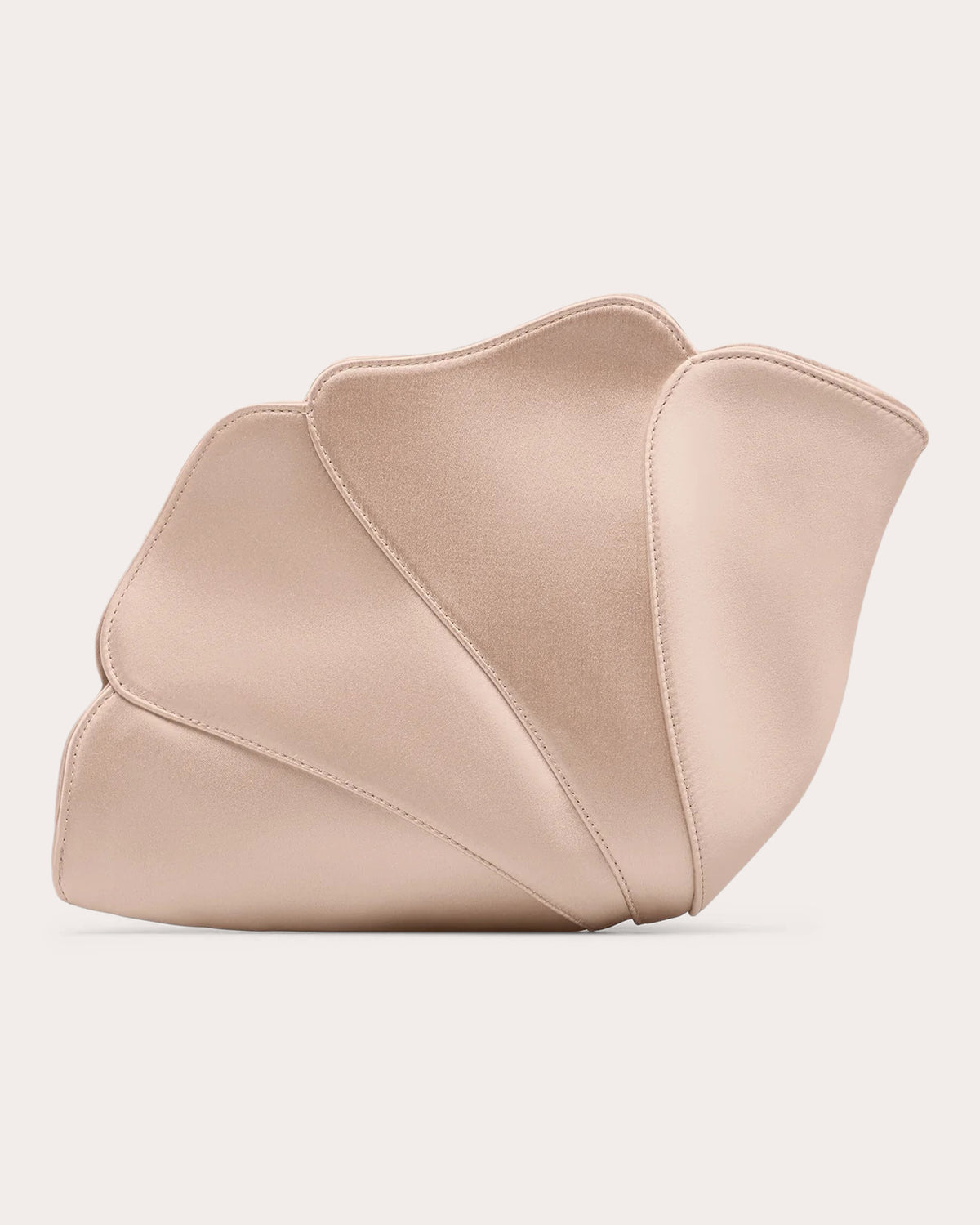 Petal Satin Clutch
