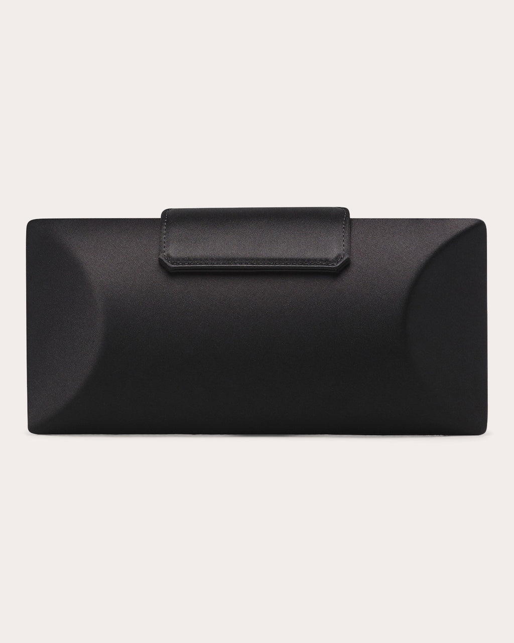 Tube Jewel Satin Clutch