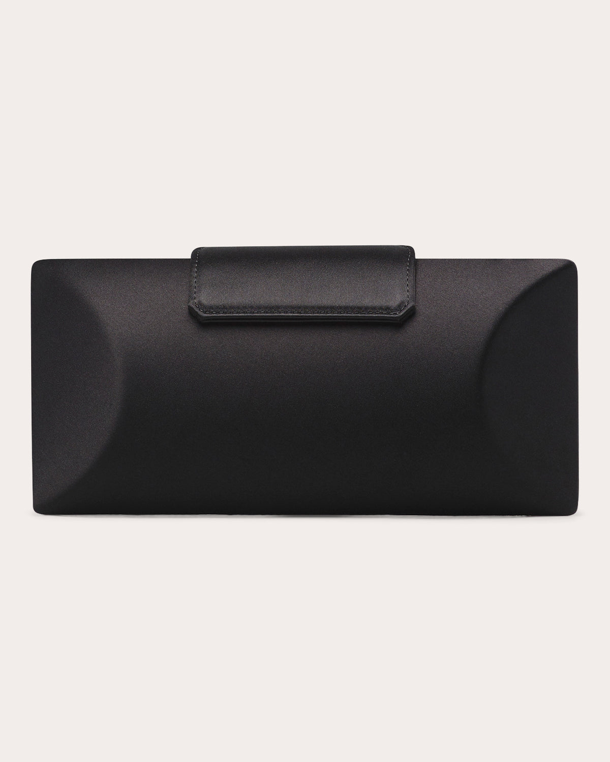 Tube Jewel Satin Clutch