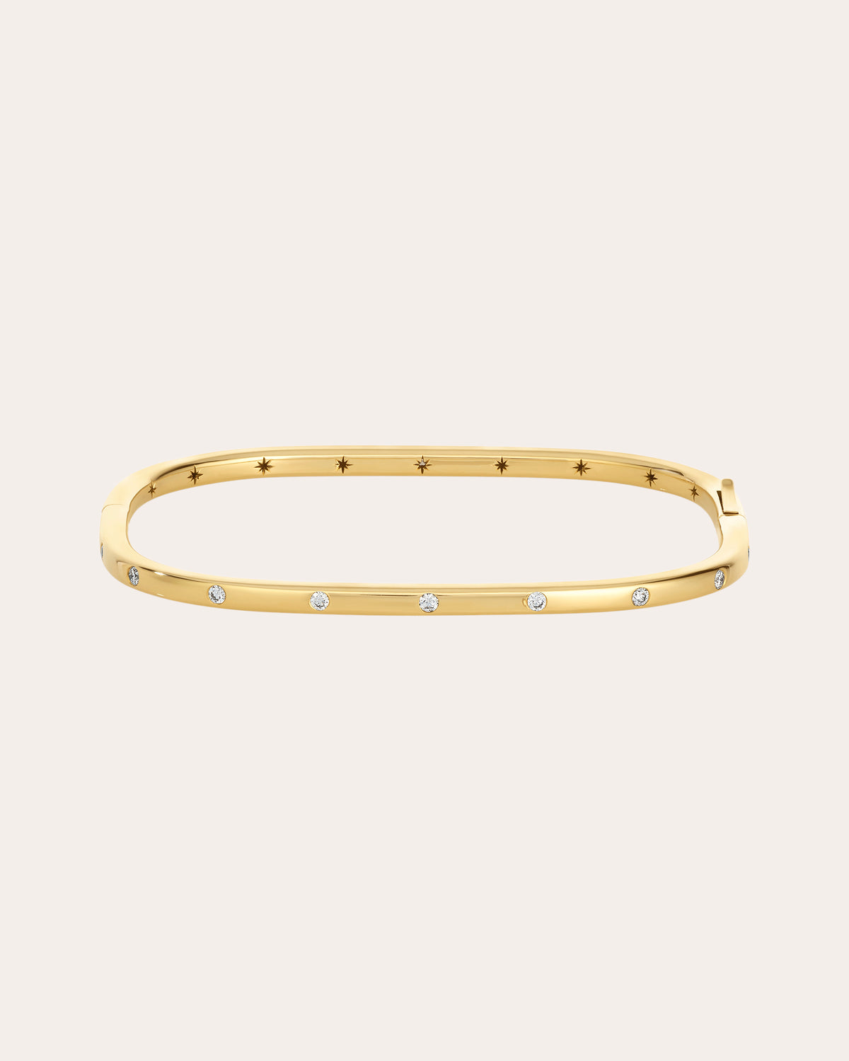 Diamond Petite Core Stacking Bangle
