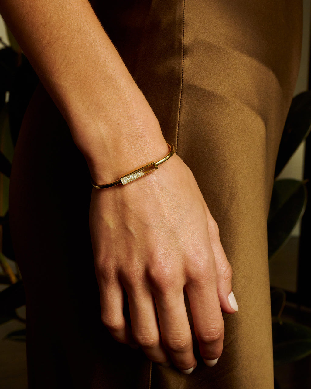 Diamond Core Petite Bangle Bracelet