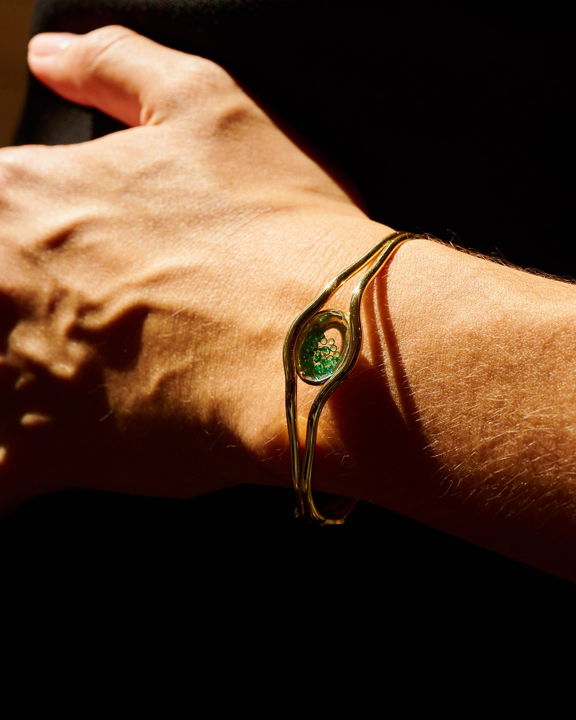 Emerald Petite Rastro Bracelet