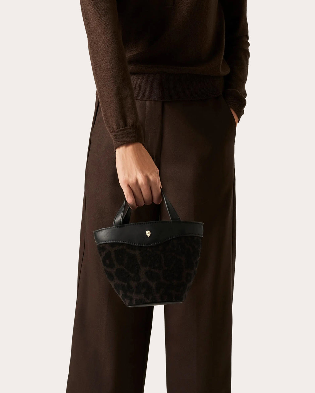 Ama Animal Jacquard Small Tote Bag
